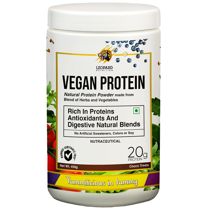 Leopard Nutrition Vegan Protein Powder Choco Treats