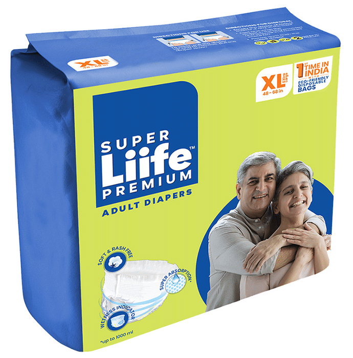 Super Liife Premium Adult Diaper (20 Each) XL