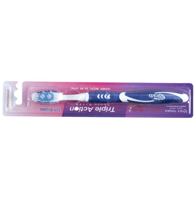 Patanjali Ayurveda Triple Action Toothbrush