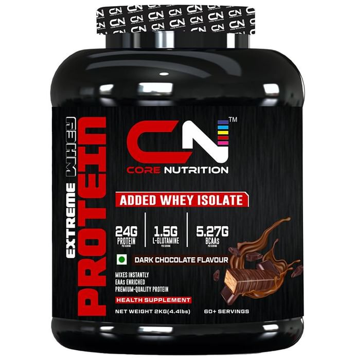 Core Nutrition Extreme Whey Protein Powder Dark Chocolate