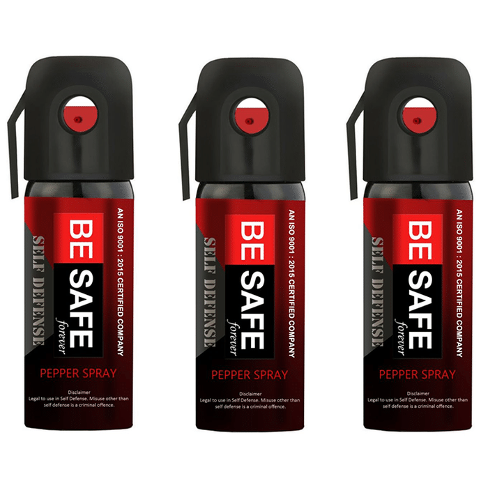 Be Safe Forever Self Defense Pepper Spray (35gm Each)