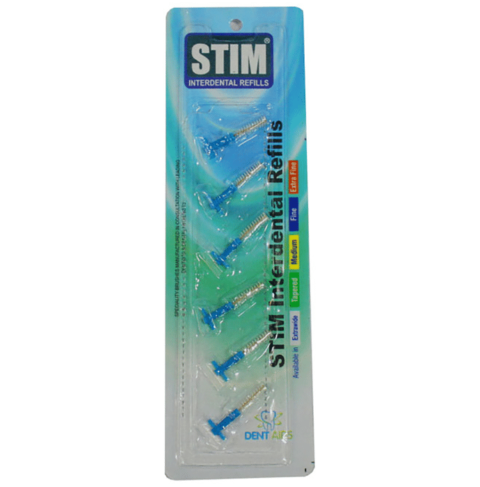 Stim Interdental Refills Blue Fine