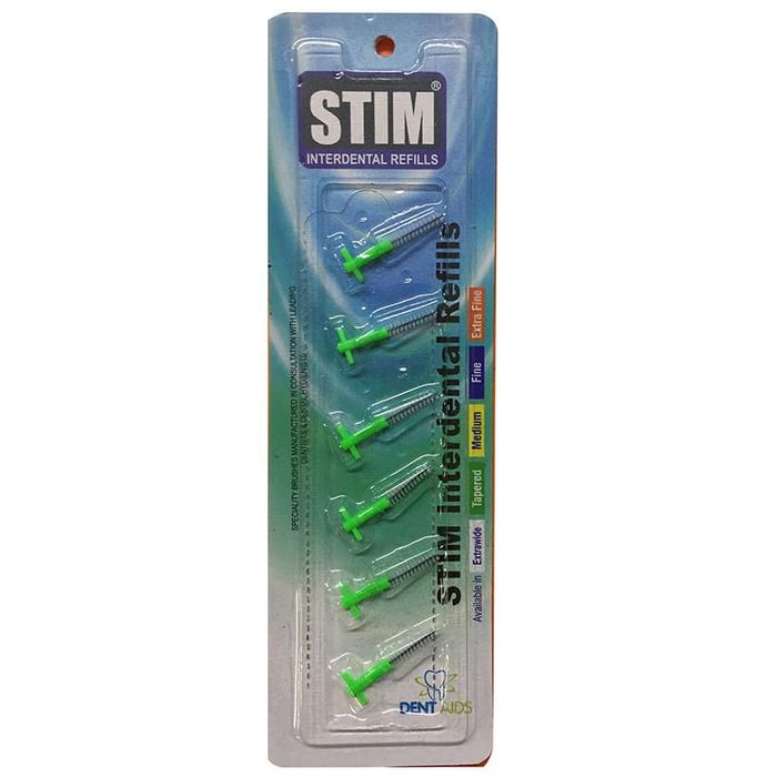 Stim Interdental Refills Green Tapered