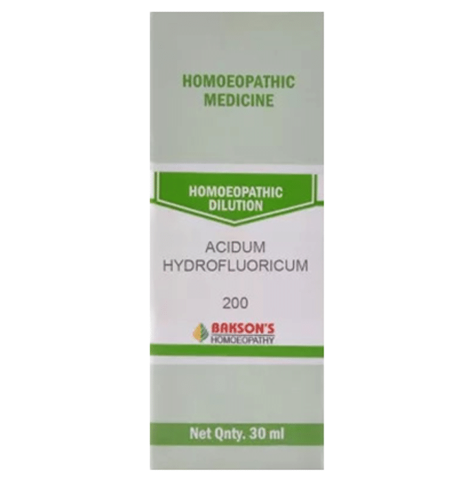 Bakson's Acidum Hydrofluoricum Dilution 200