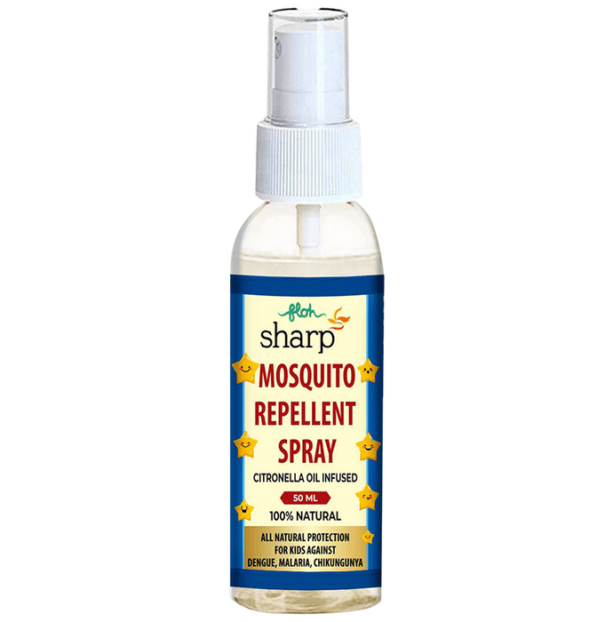 FLOH Sharp Mosquito Repellent Spray Citronella Oil Infused