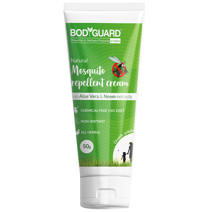 Bodyguard Natural Mosquito Repellent Cream with Aloe Vera & Neem Extract