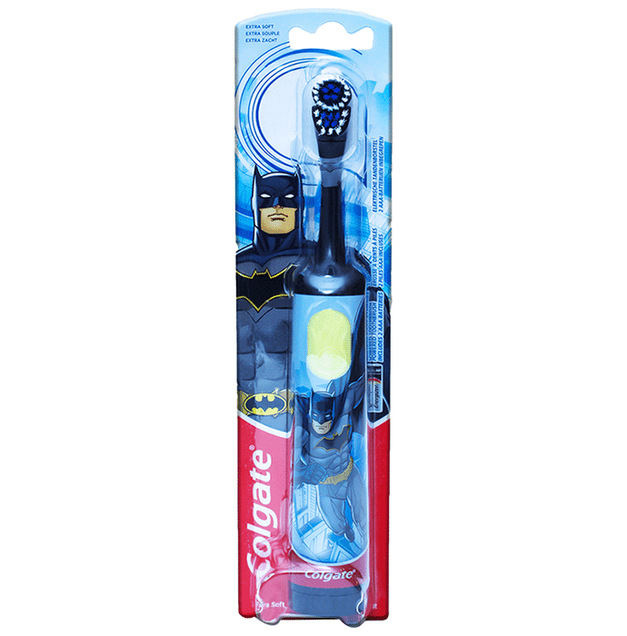 Colgate Kids Batman Battery Powered Electric Toothbrush (Age 3+) Extra Soft