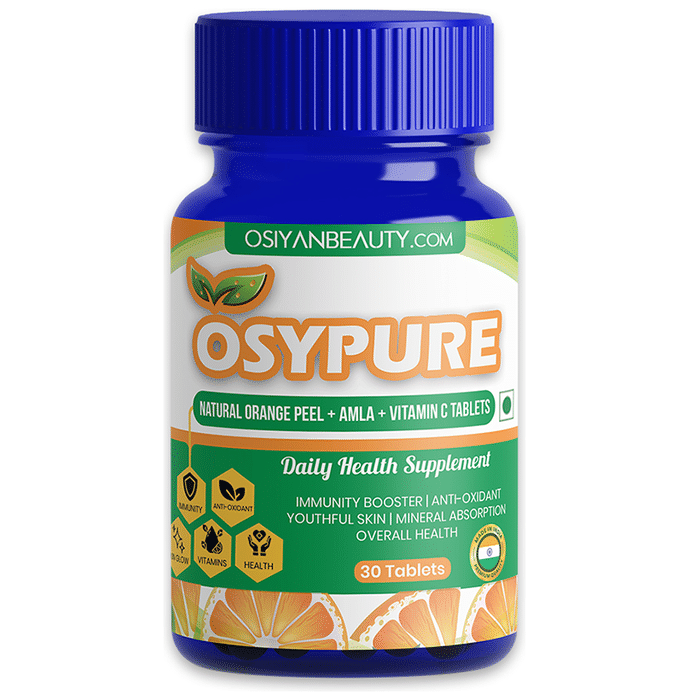 Osypure Natural Orange Peel+Amla+Vitamin C Tablet (30 Each)