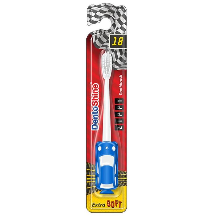 DentoShine Blue Extra Soft Zippy Toothbrush for Kids