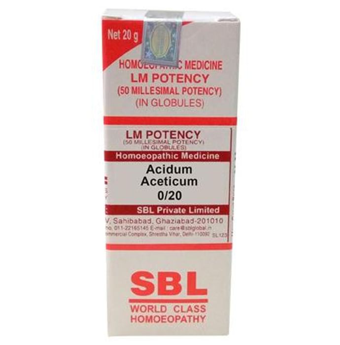 SBL Acidum Aceticum 0/20 LM