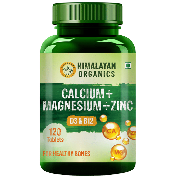 Himalayan Organics Calcium+Magnesium+Zinc Tablet