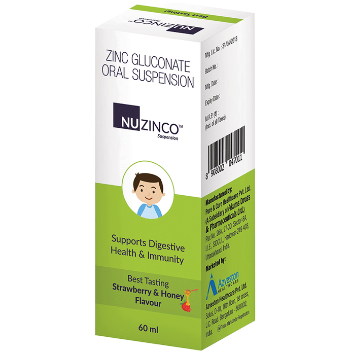 Nuzinco Oral Suspension Strawberry & Honey