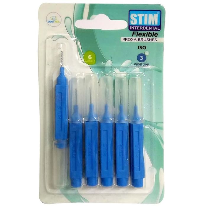 Stim Interdental Flexible Proxa Brushes ISO 3