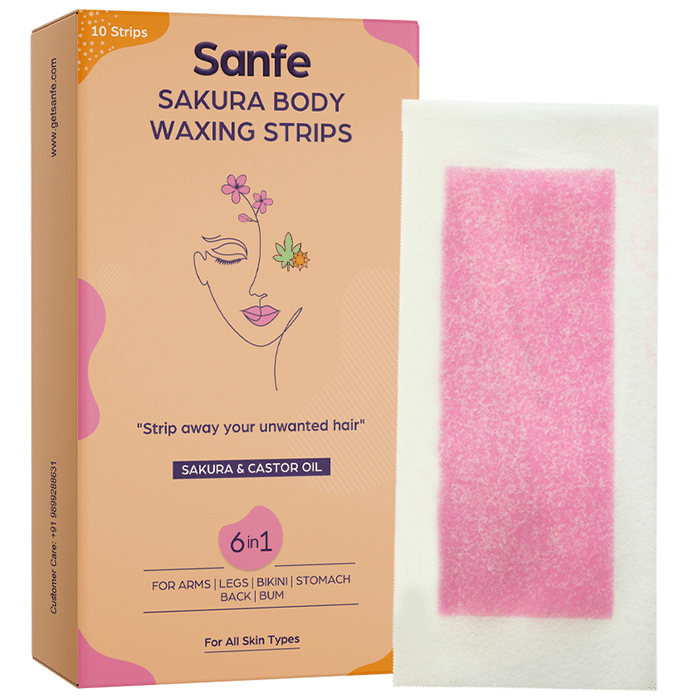 Sanfe Sakura Body Waxing Strip