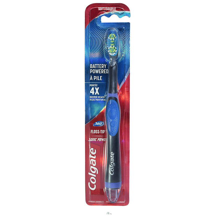 Colgate 360 Floss-Tip Battery Powered Sonic Power Toothbrush
