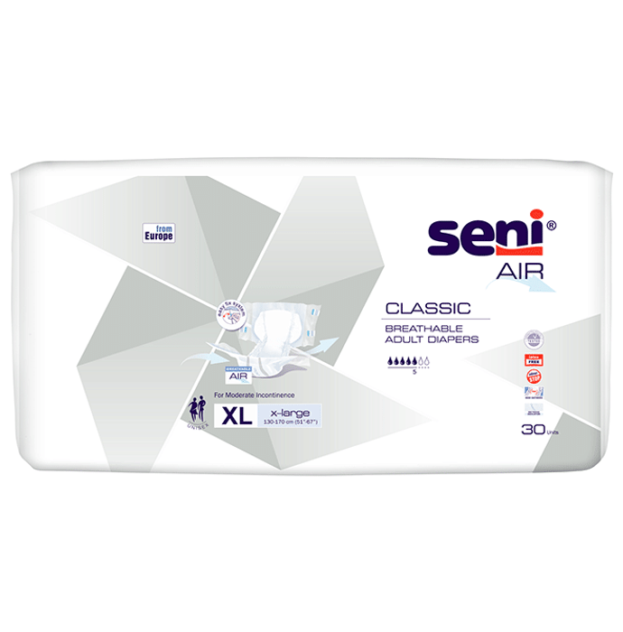Seni Air Classic Breathable Adult Diaper XL