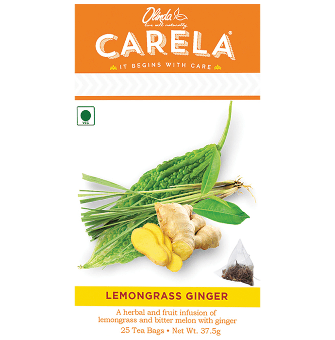 Olinda Carela Tea (1.5gm Each) Lemongrass Ginger