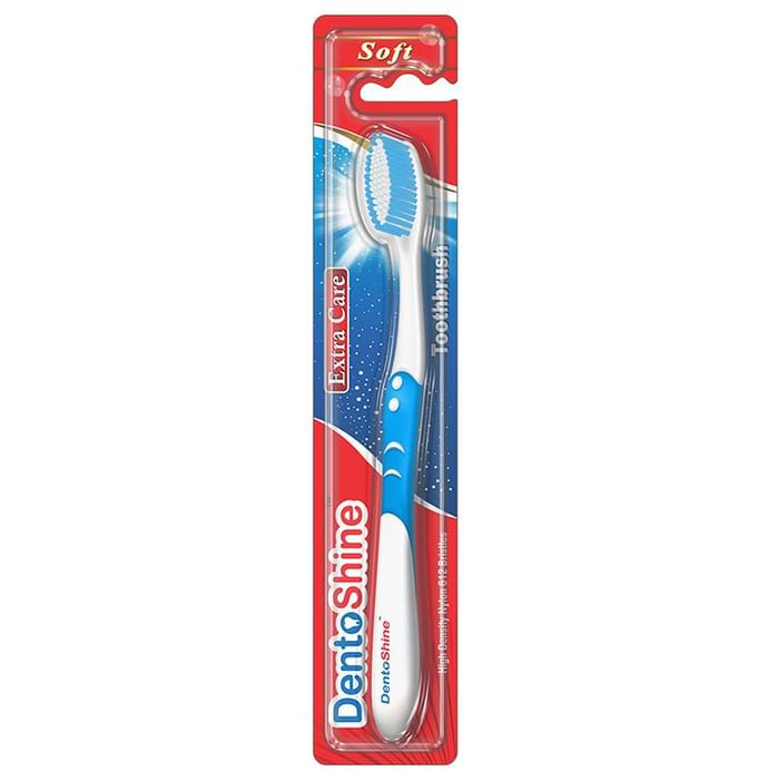 DentoShine Extra Care Soft Toothbrush Blue