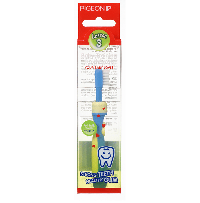 Pigeon Training Toothbrush Lesson 3 Blue
