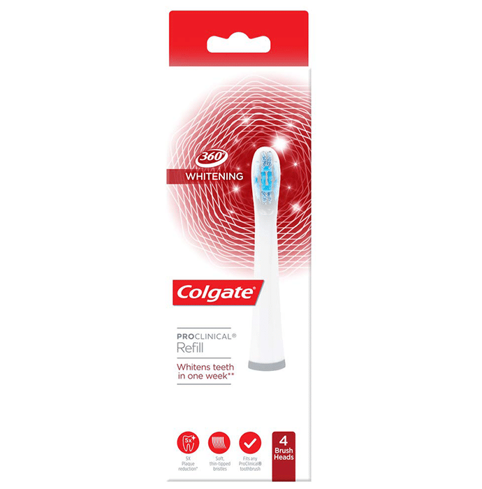 Colgate Proclinical 360 Whitening Battery Powered Toothbrush Refill