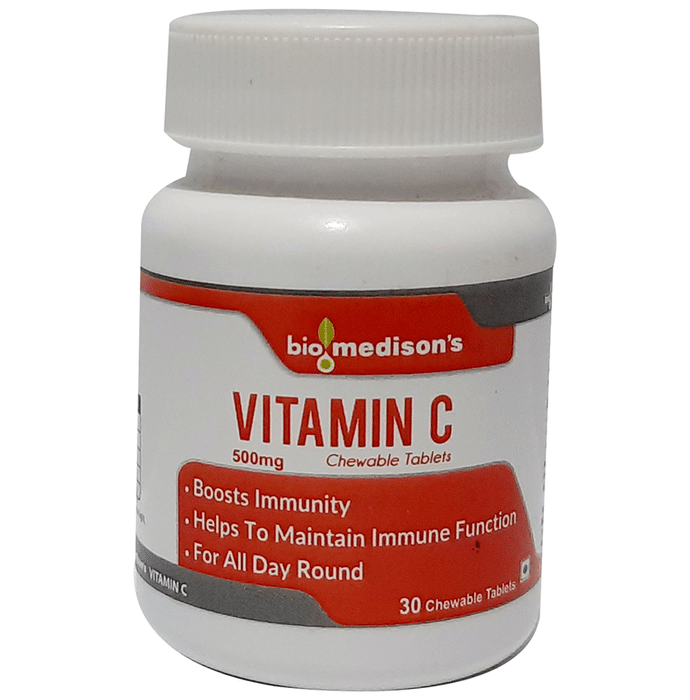 Biomedison Vitamin C 500mg Chewable Tablet