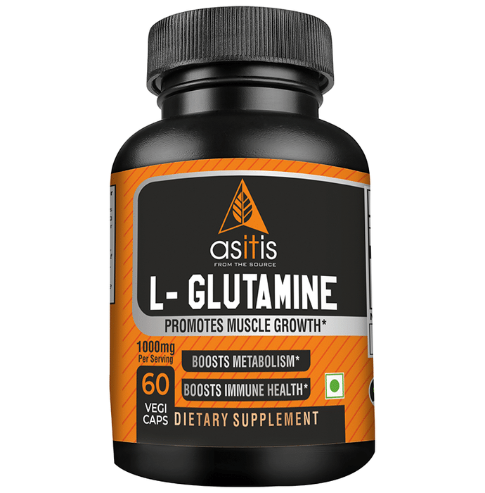 AS-IT-IS Nutrition L-Glutamine 1000mg Vegicap