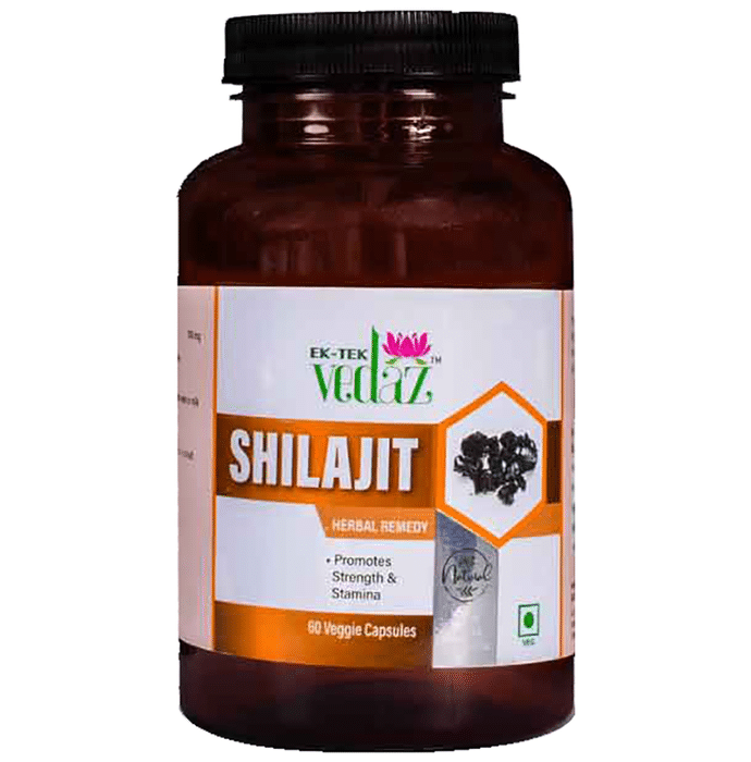 Ek-Tek Vedaz Shilajit Veggie Capsule