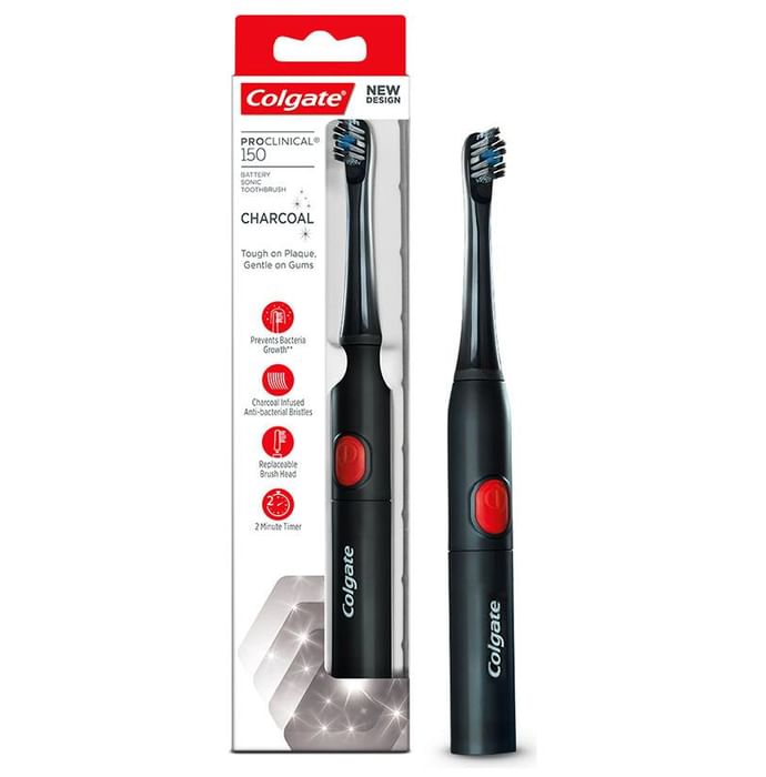 Colgate Battery Operated Toothbrush 150 Proclinical Charcoal