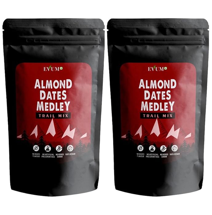 Evum Almond Dates Medley Trail Mix (120gm Each)