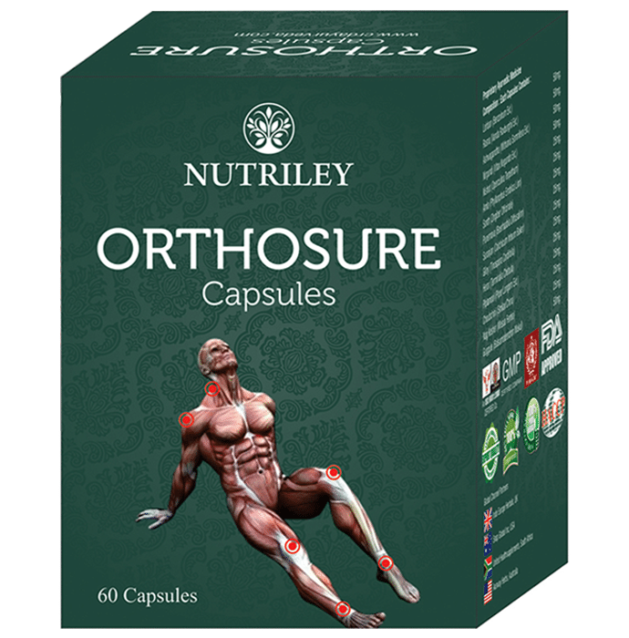Nutriley CRD Ayurveda Orthosure Joint Pain 500mg Capsule