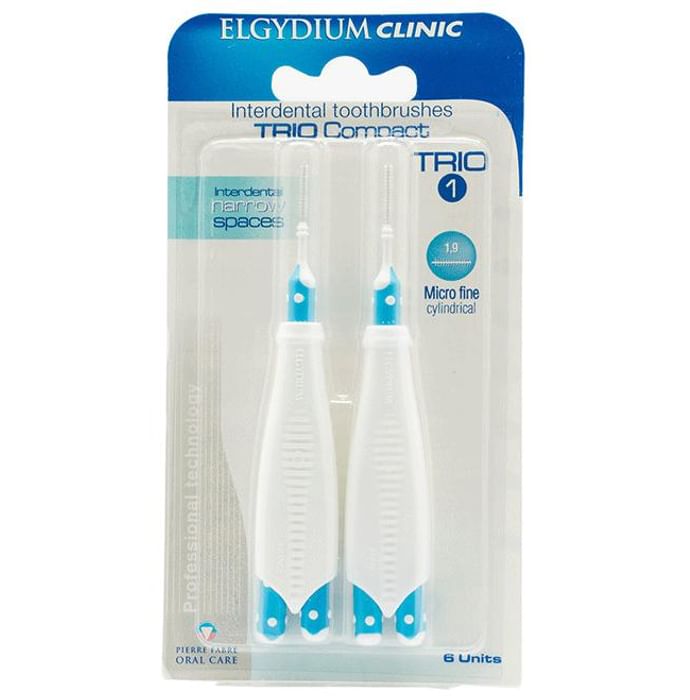 Elgydium Clinic Trio Compact 1 Interdental Brush Fine