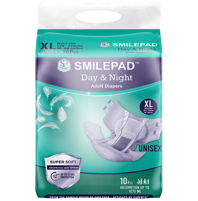 Smilepad Day & Night Adult Open Type Diaper XL