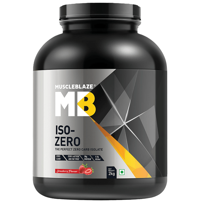 MuscleBlaze Strawberry Iso-Zero Isolate