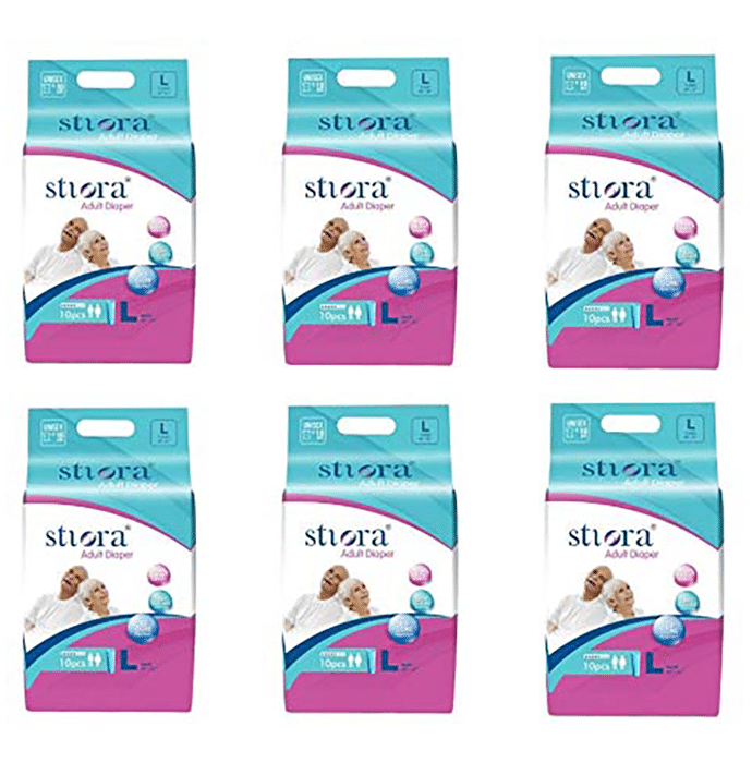 Stiora Adult Diaper (10 Each) Large