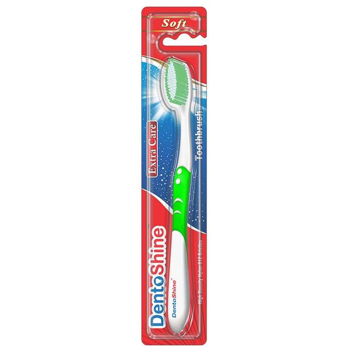 DentoShine Extra Care Soft Toothbrush Green