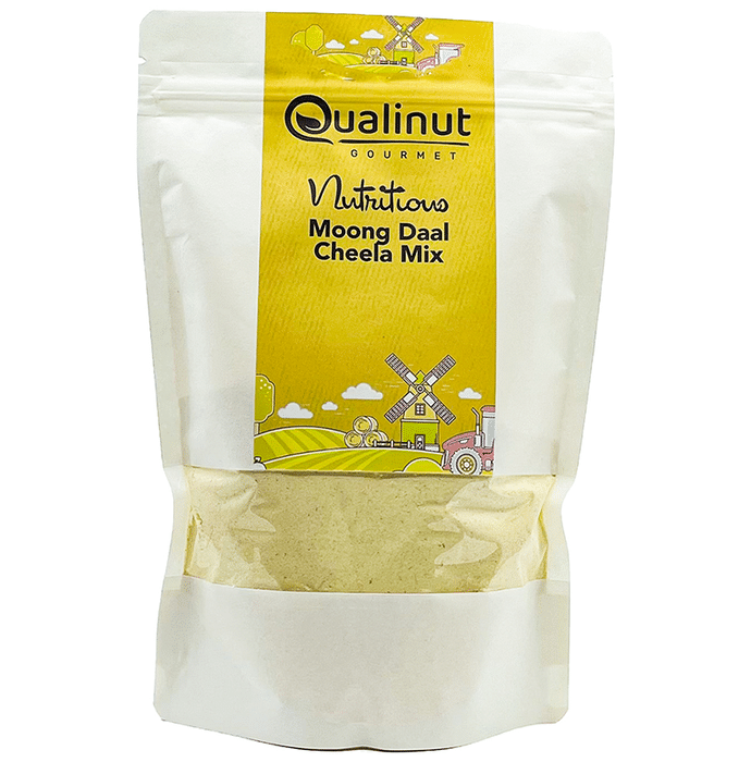 Qualinut Gourmet Nutritious Moong Daal Cheela Mix (400gm Each)
