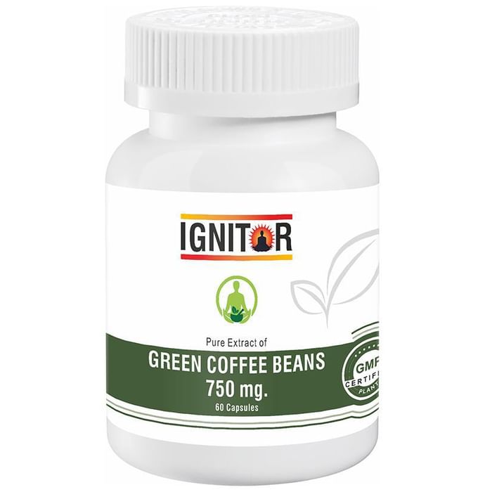 Ignitor Green Coffee Beans Hard Gelatin Capsule 750mg Capsule