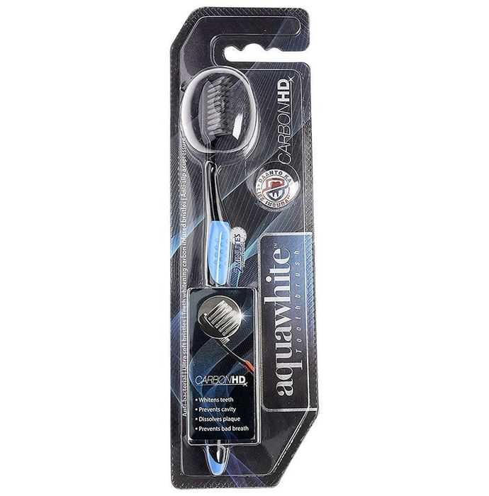 Aquawhite Carbon HD Toothbrush Blue