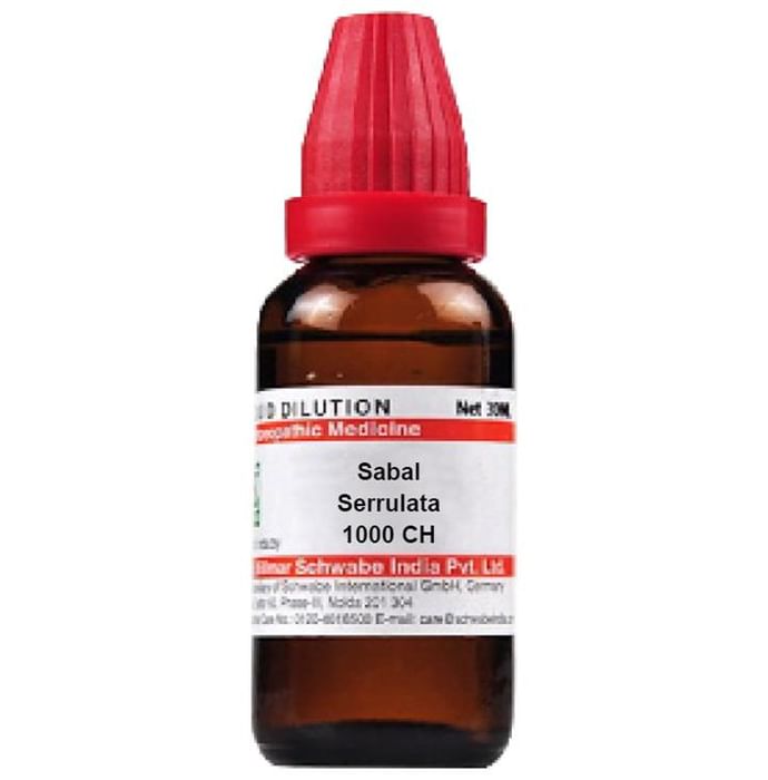 Dr Willmar Schwabe India Sabal Serrulata Dilution 1000 CH
