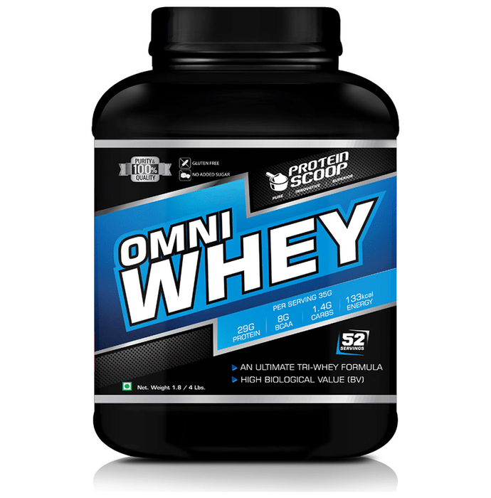 Protein Scoop Omni Whey Protein Isolate Powder Chocolate