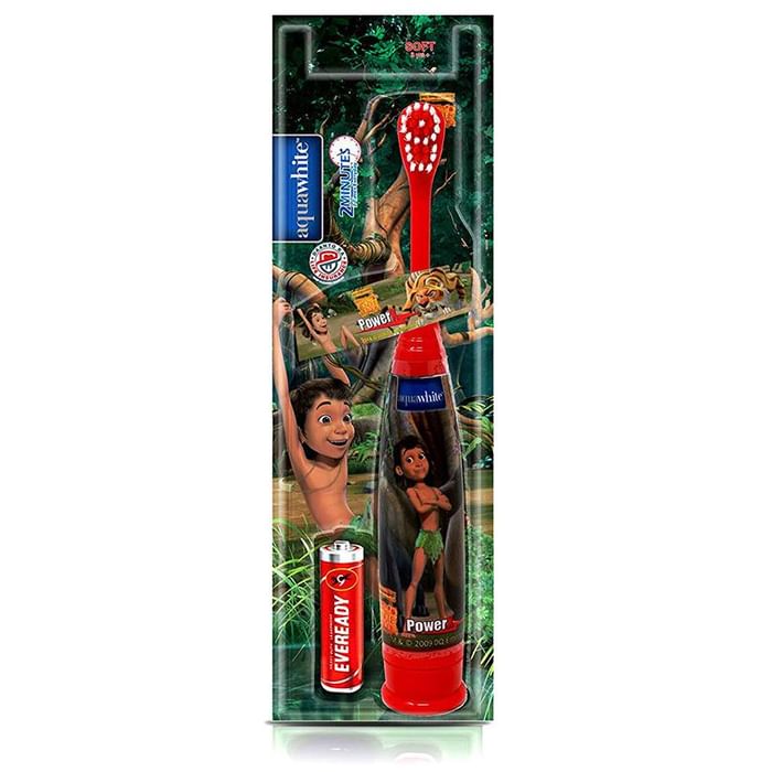 Aquawhite Power X Battery Toothbrush The Jungle Book