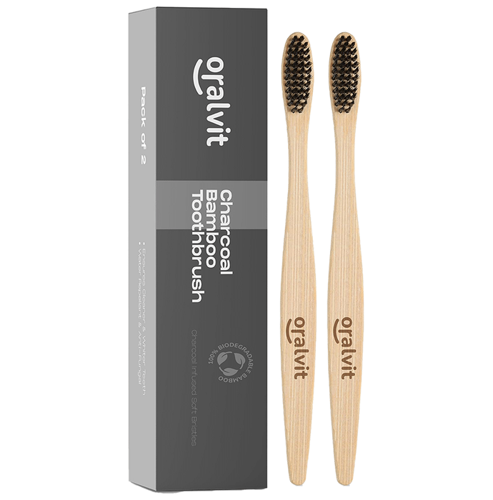 Oralvit Bamboo Charcoal Toothbrush