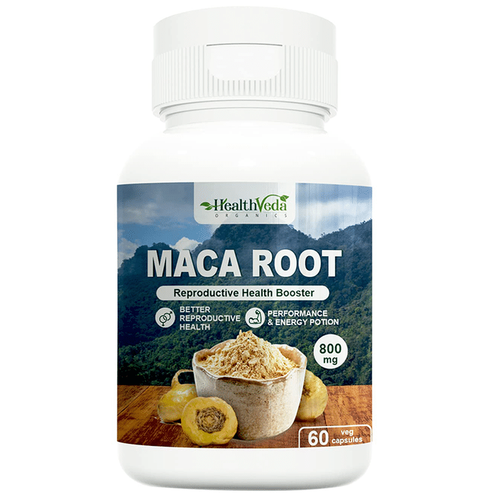 Health Veda Organics Maca Root Veg Capsules