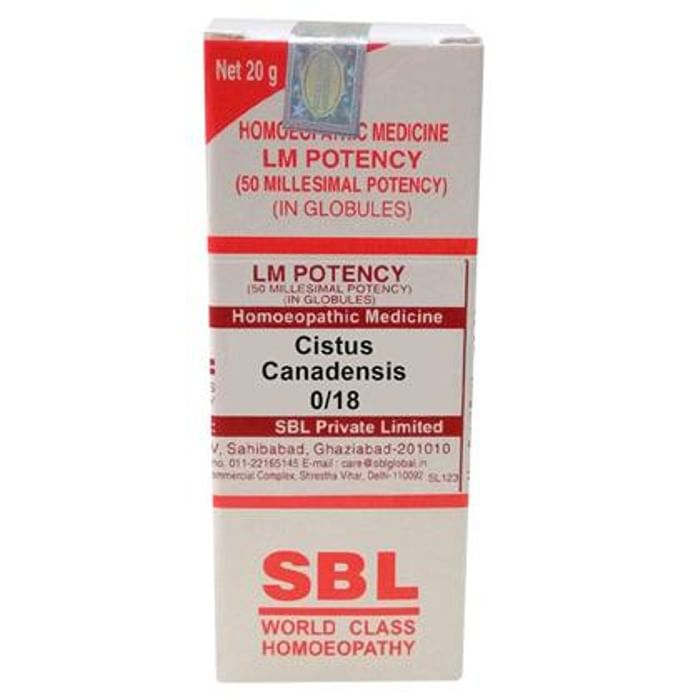 SBL Cistus Canadensis 0/18 LM