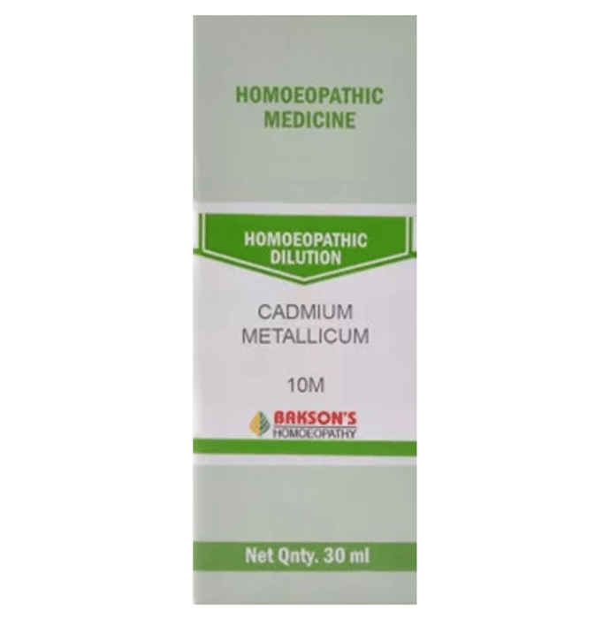 Bakson's Cadmium Metallicum Dilution 10M