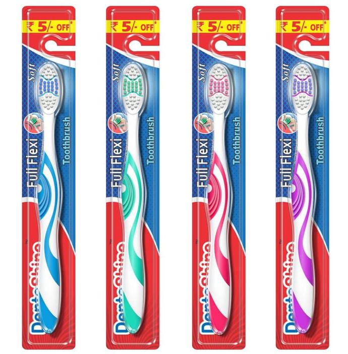 DentoShine Full Flexi Soft Toothbrush Assorted