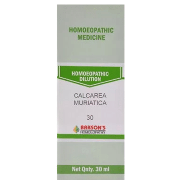 Bakson's Calcarea Muriatica Dilution 30