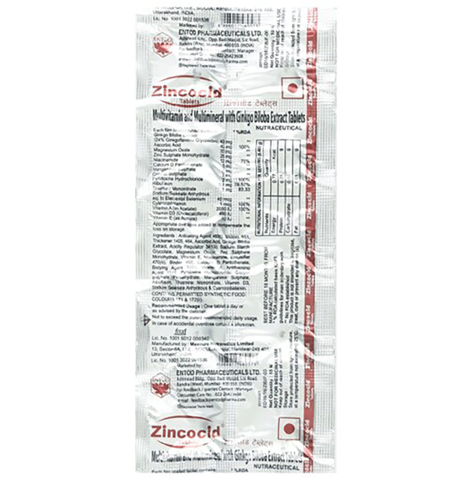 Zincocid Tablet
