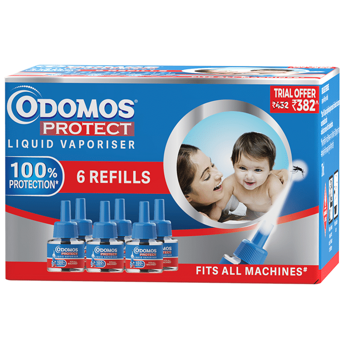 Odomos Protect Liquid Vaporiser (45ml Each) Refill