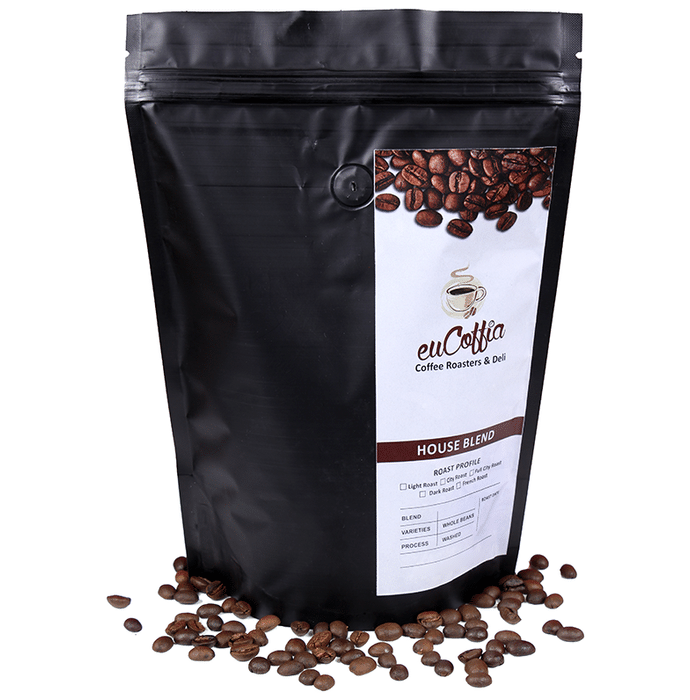 Eucoffia 100% Arabica Roasted Coffee Powder Light Roast Espresso